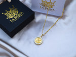 Load image into Gallery viewer, Lady Liberty Necklace | 18K Gold Vermeil | Moissanite Diamond
