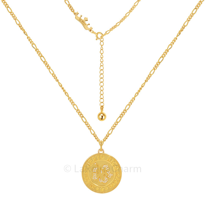 Limited Edition Heriberta - Puerto Rico Necklace | 18K Gold-Plated