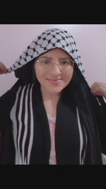 Load and play video in Gallery viewer, Palestine Solidarity Hijab
