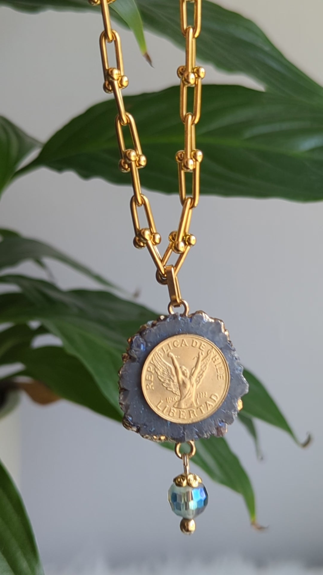 Chile Coin Necklace