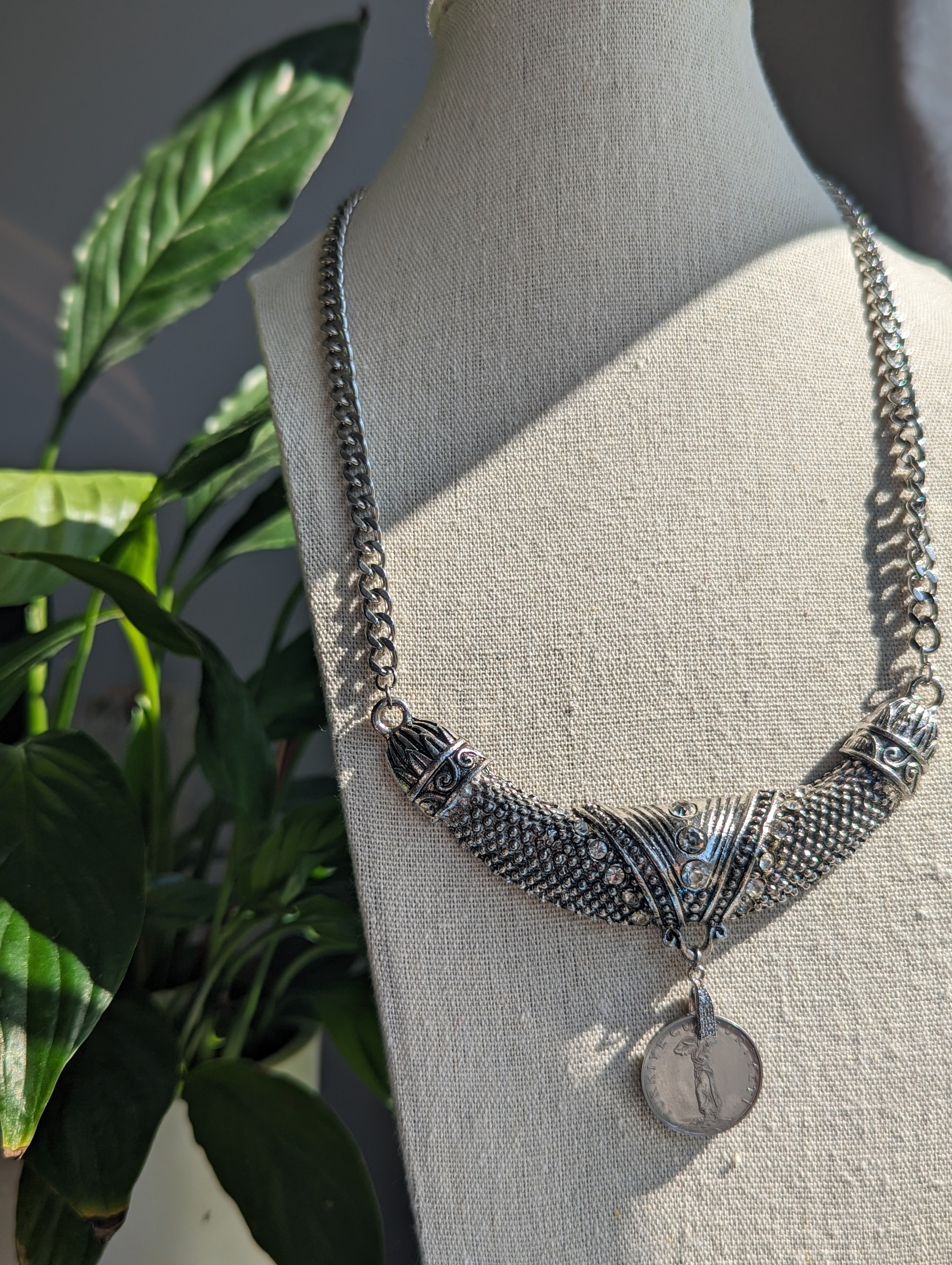 Vintage Bohemian Turkey Coin Necklace