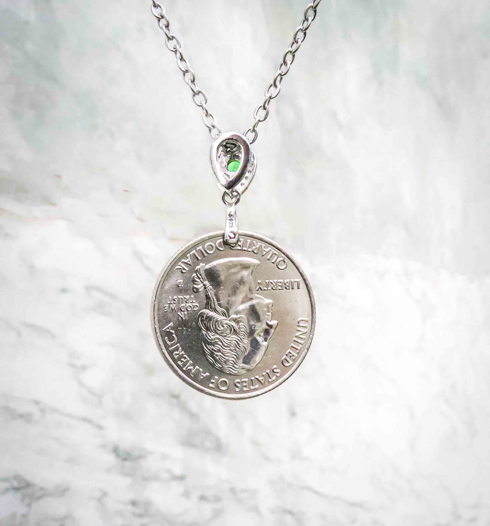 Puerto Rico Coin Necklace