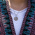 Very Rare 1946 Palestine Silver Necklace